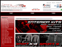 Tablet Screenshot of camarointeriorparts.com